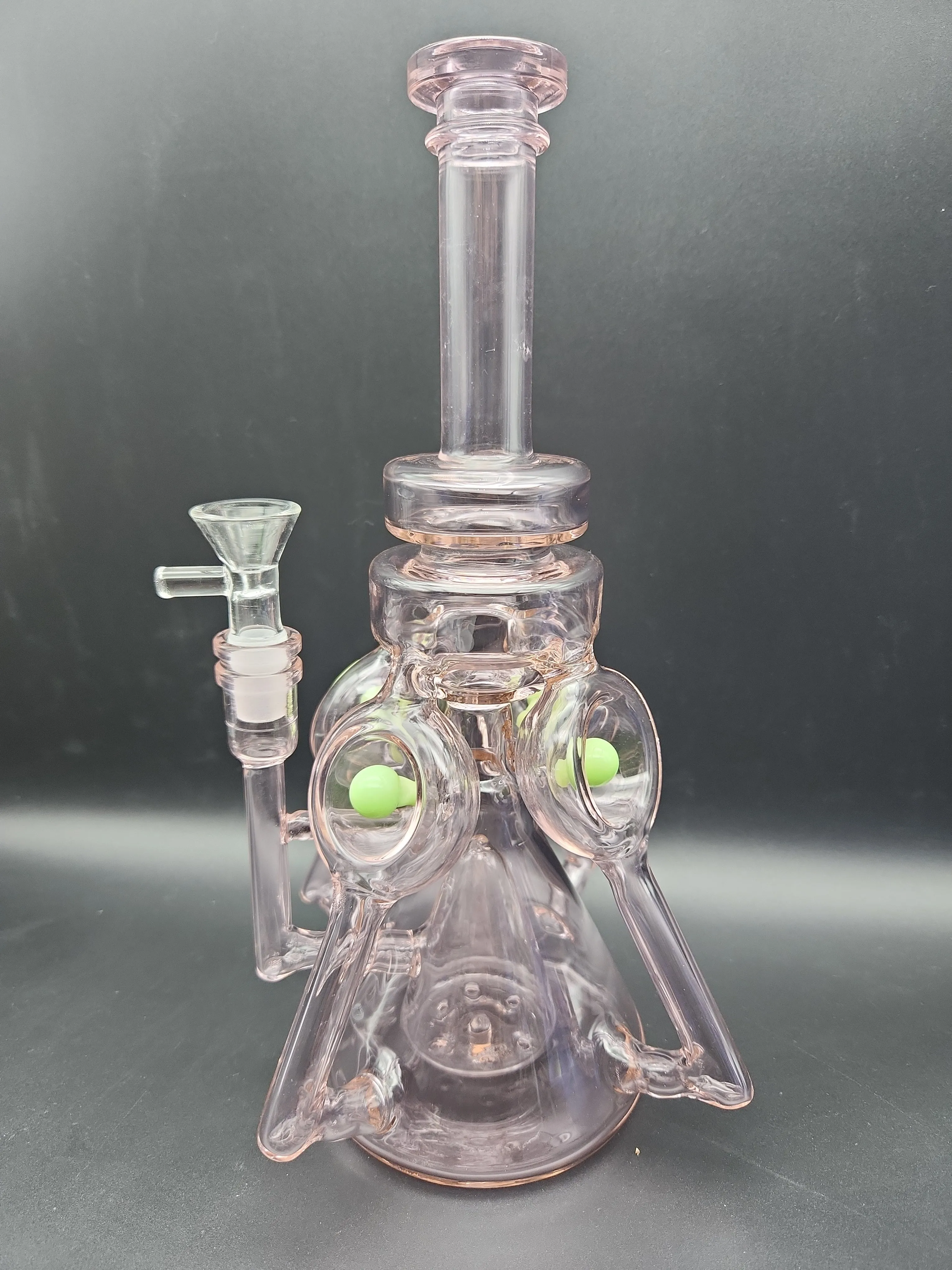 11 Quad Tube Recycler w/ Pyramid Perc