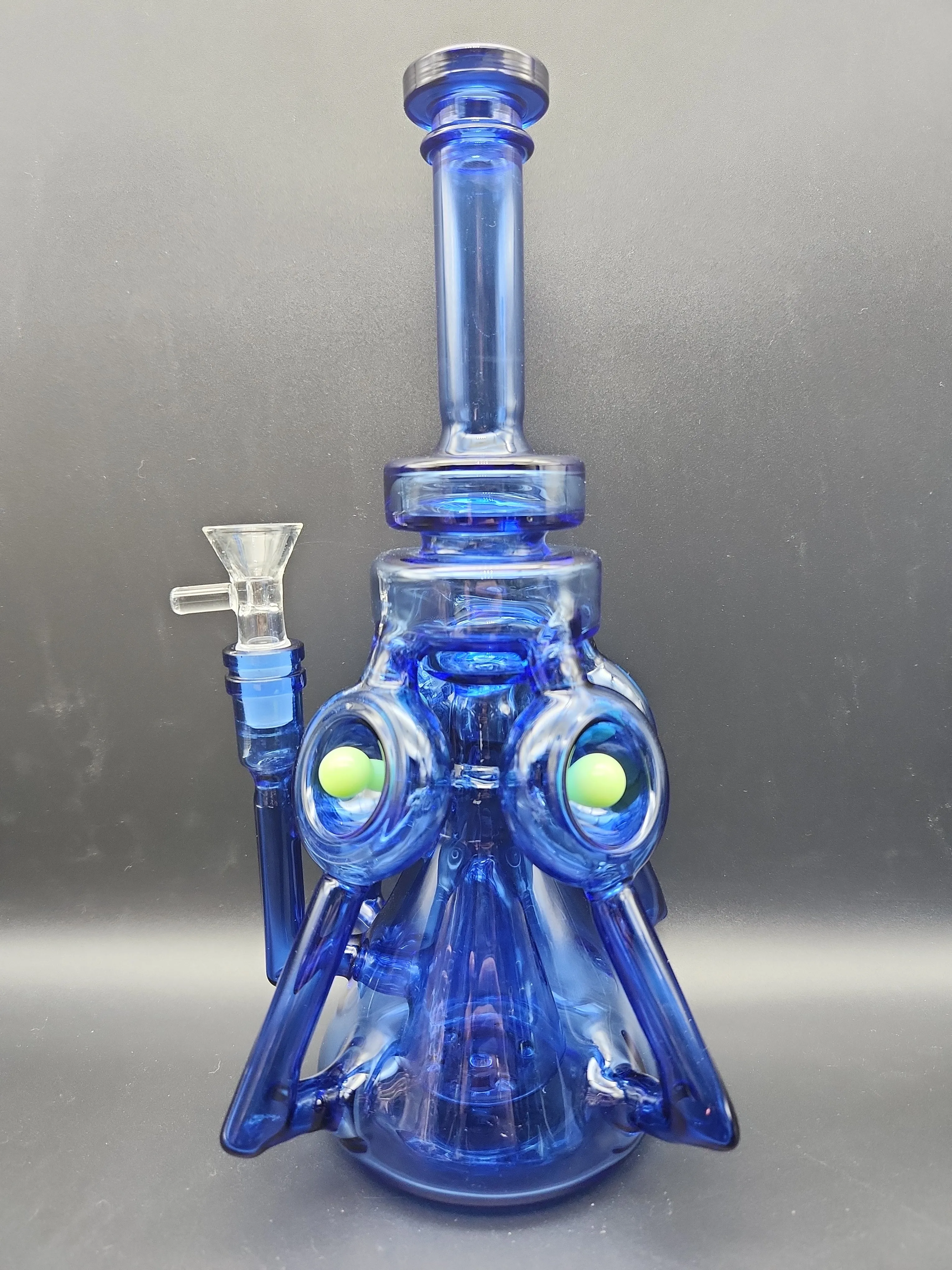 11 Quad Tube Recycler w/ Pyramid Perc