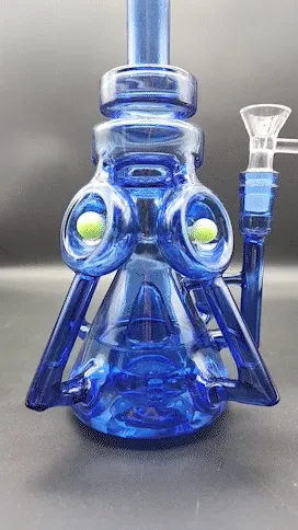 11 Quad Tube Recycler w/ Pyramid Perc