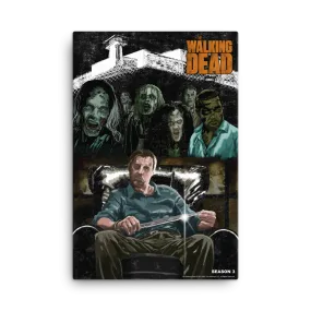 11 Weeks of TWD – Season 3 by Kirk A. Etienne Premium Gallery Wrapped Canvas