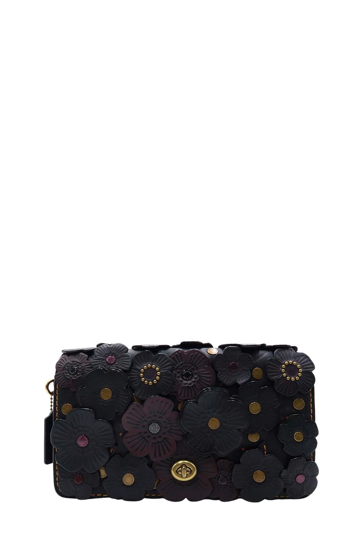 1941 Dinky Medium Floral Crossbody Black