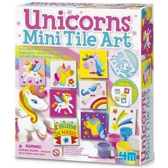 4M Unicorns Mini Tile Art Kit