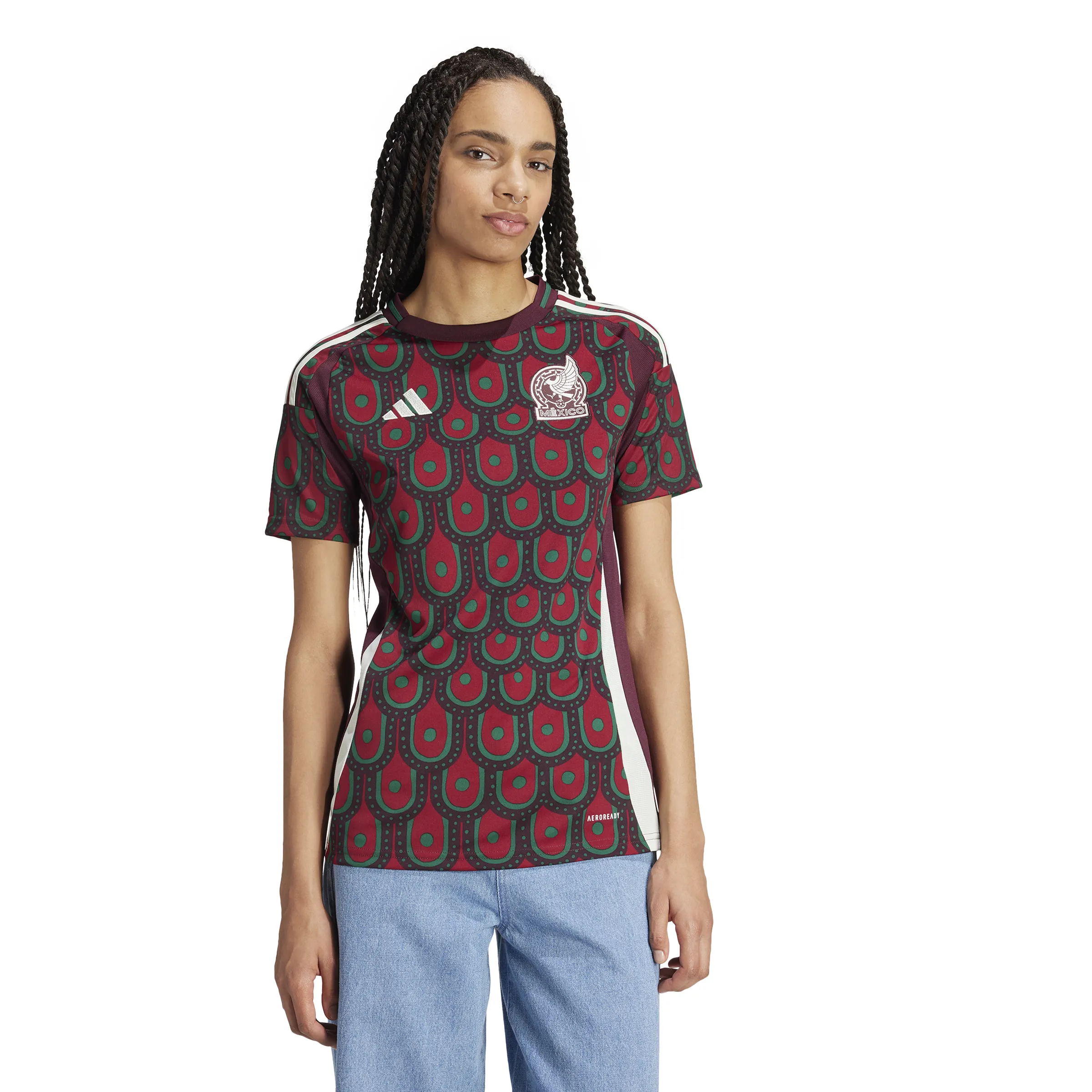 Adidas Mexico Women's 2024 Stadium Home Jersey