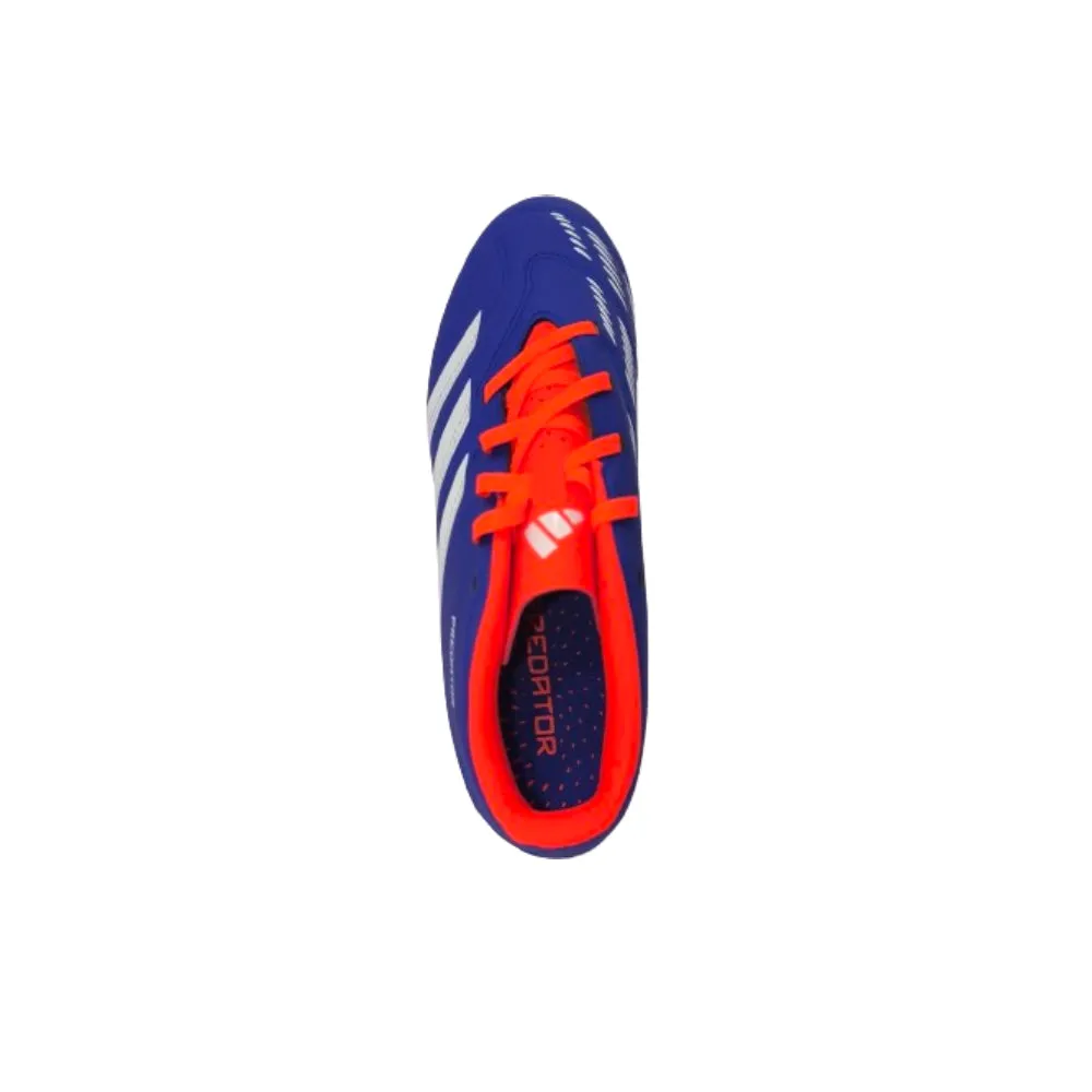 Adidas Unisex Perdator Club Turf Football Shoe (Lucid Blue/White/Solar Red)