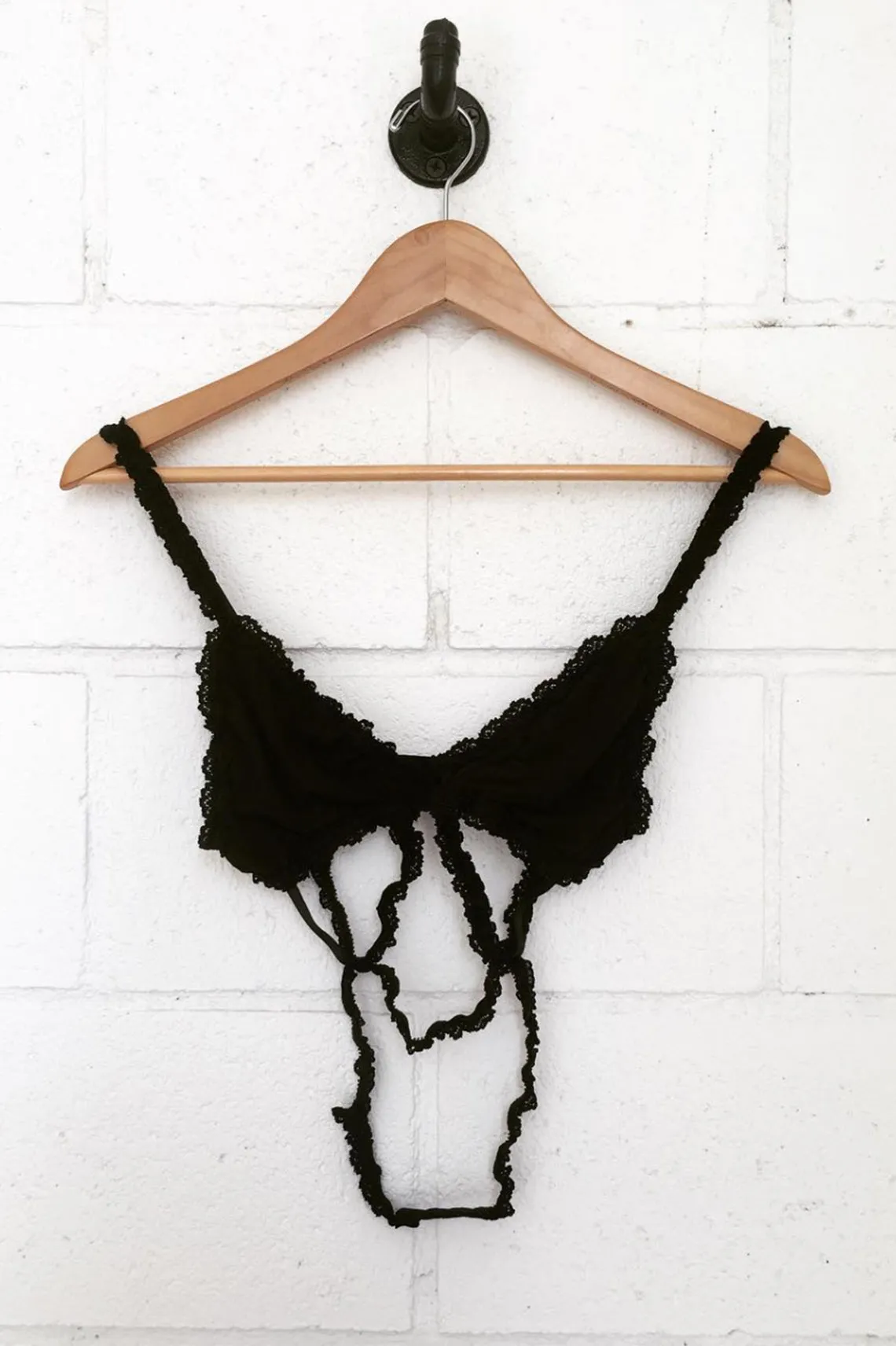 Adorella Bralette in Black Tencel Modal Jersey