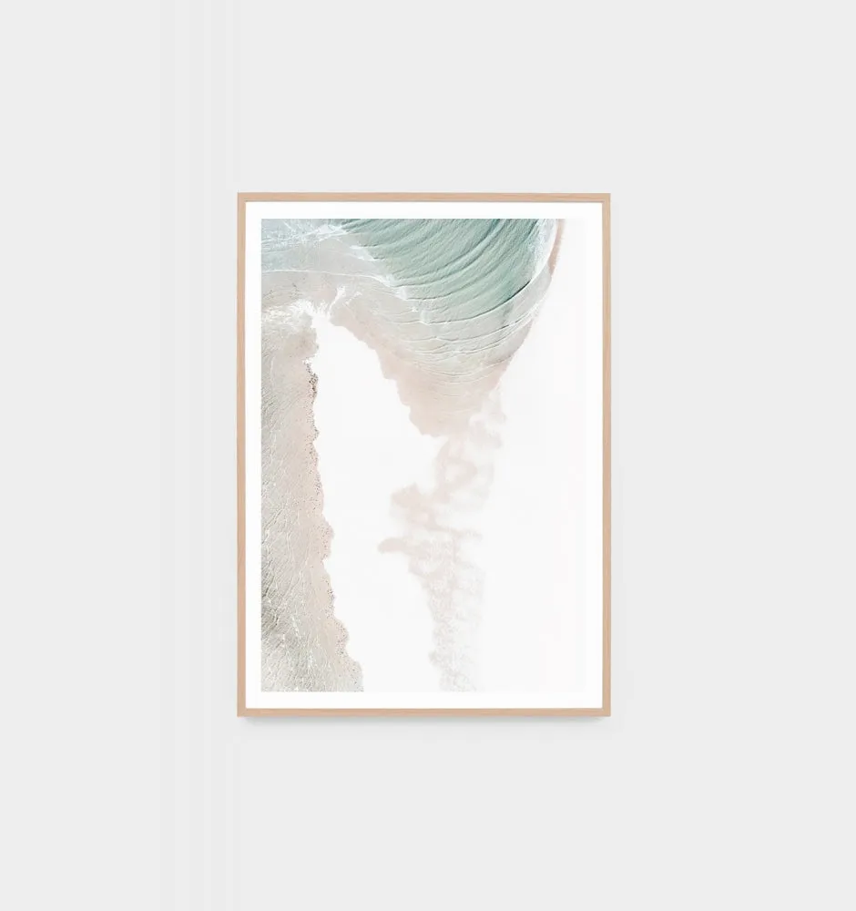 Aerial Seascape Framed Print