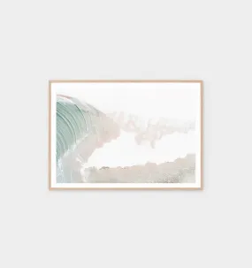 Aerial Seascape Framed Print