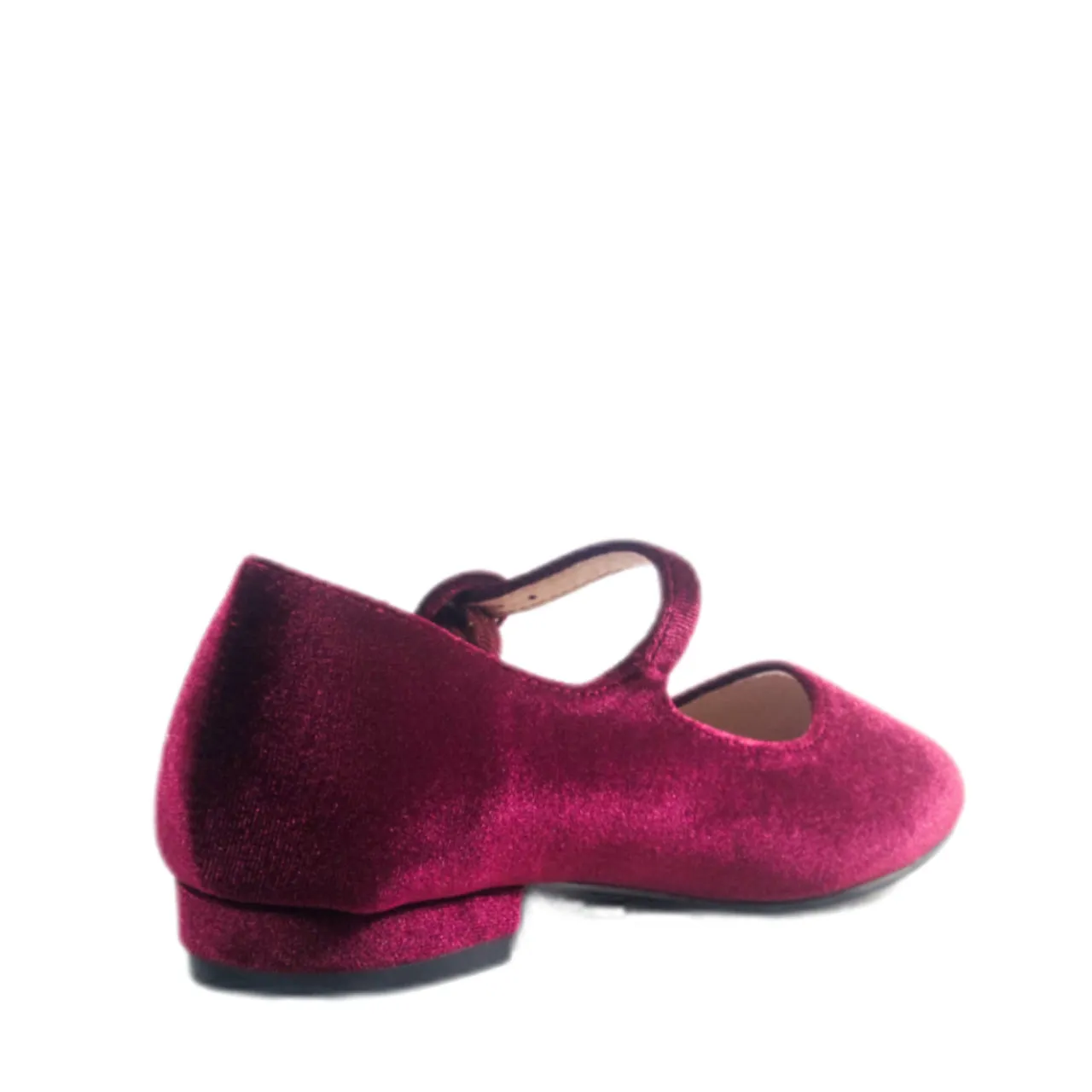 Alice Velvet Mary Jane Flats