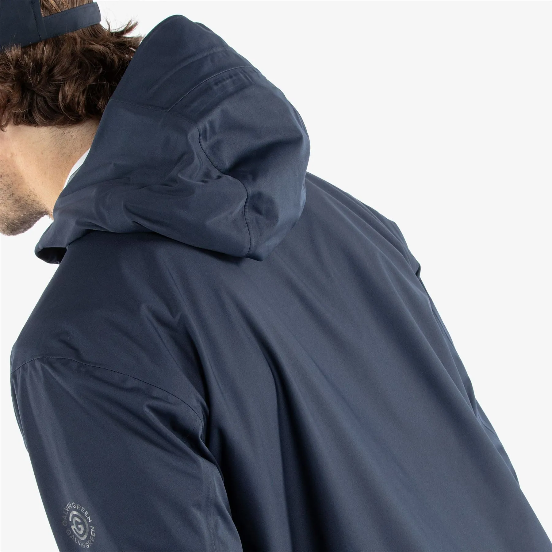 Amos Gore-Tex Full Zip Hooded Waterproof Jacket Navy - 2024