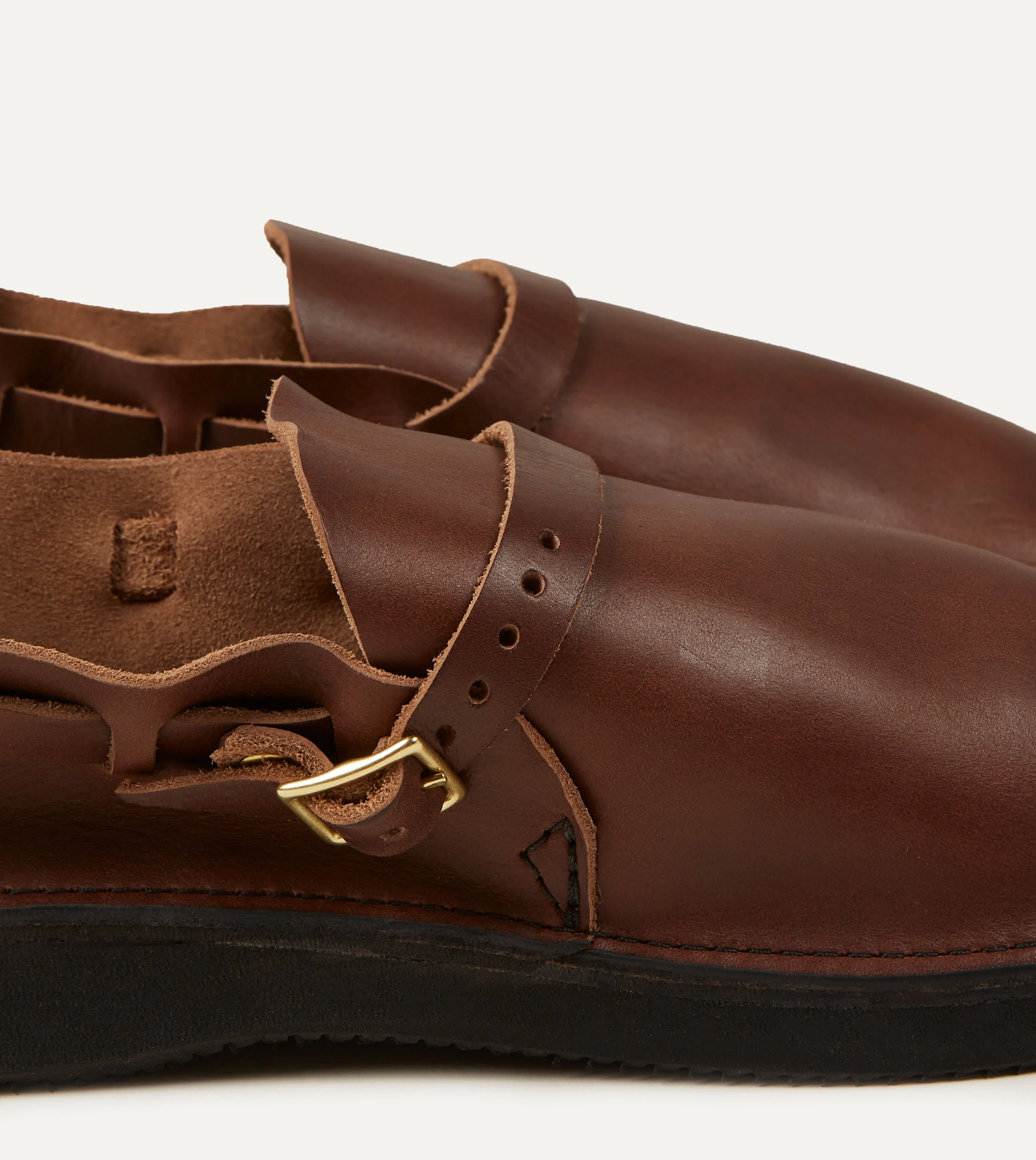 Aurora for Drake's Middle English Brown Full Grain Leather Shoe