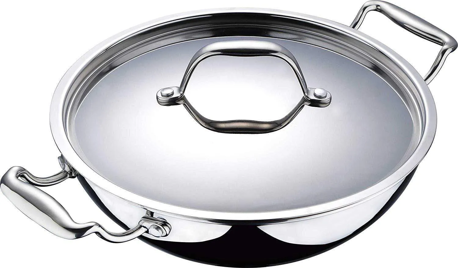 Bergner Argent Triply Stainless Steel Kadai