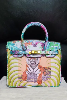 BERNADETTE - WILD PRINT KELLY BAG