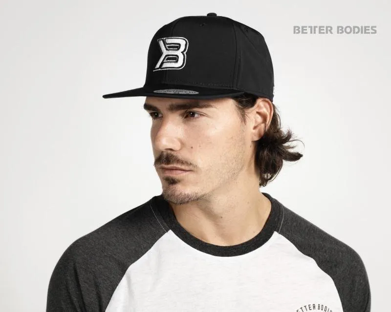 Better Bodies Flat Bill Cap - Black