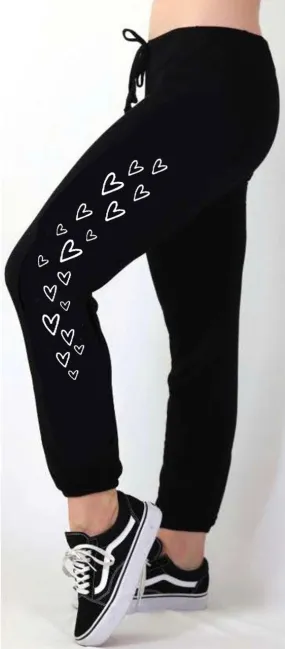 Bird & Vine Open Hearts Sweatpants