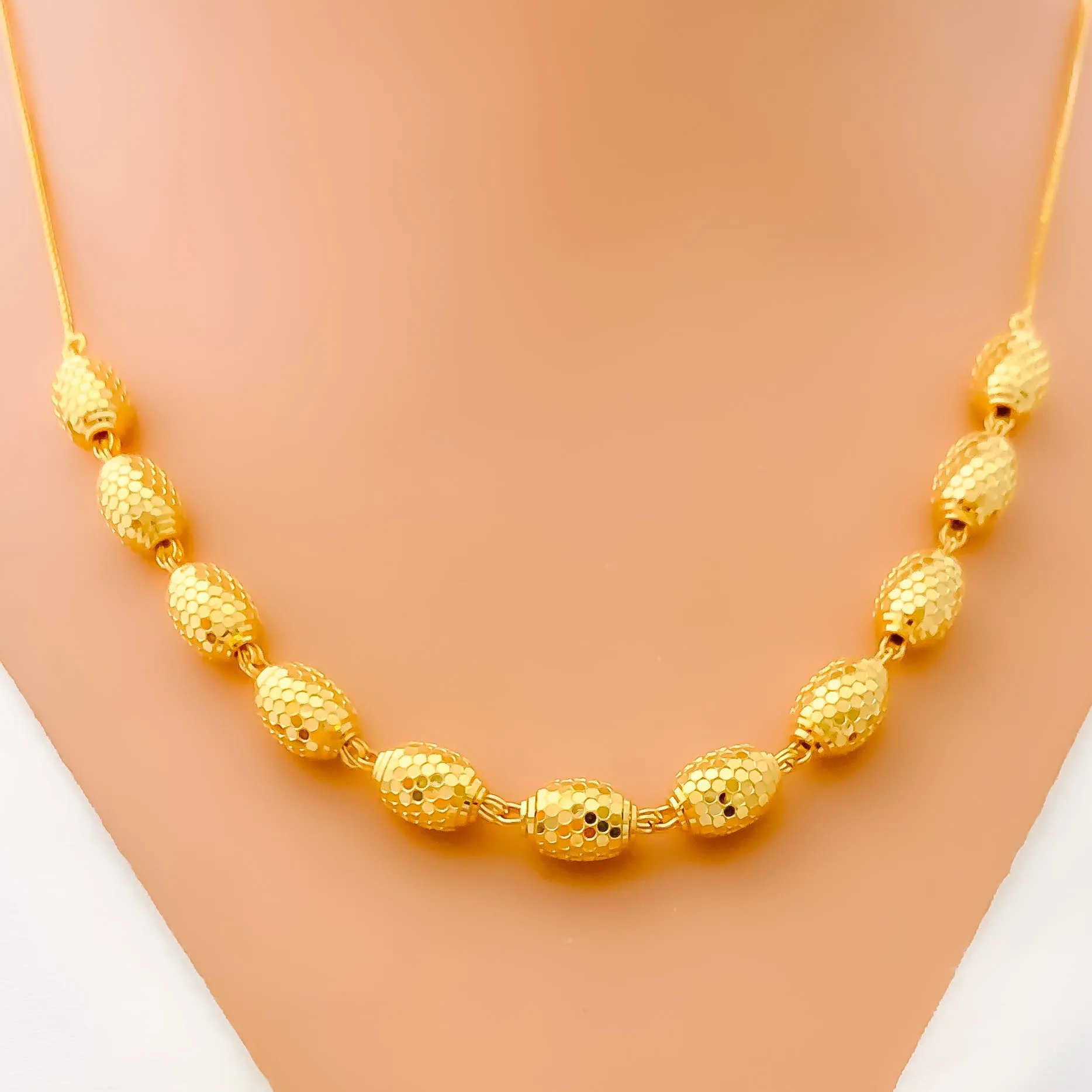 Blooming Classy 22k Gold Necklace