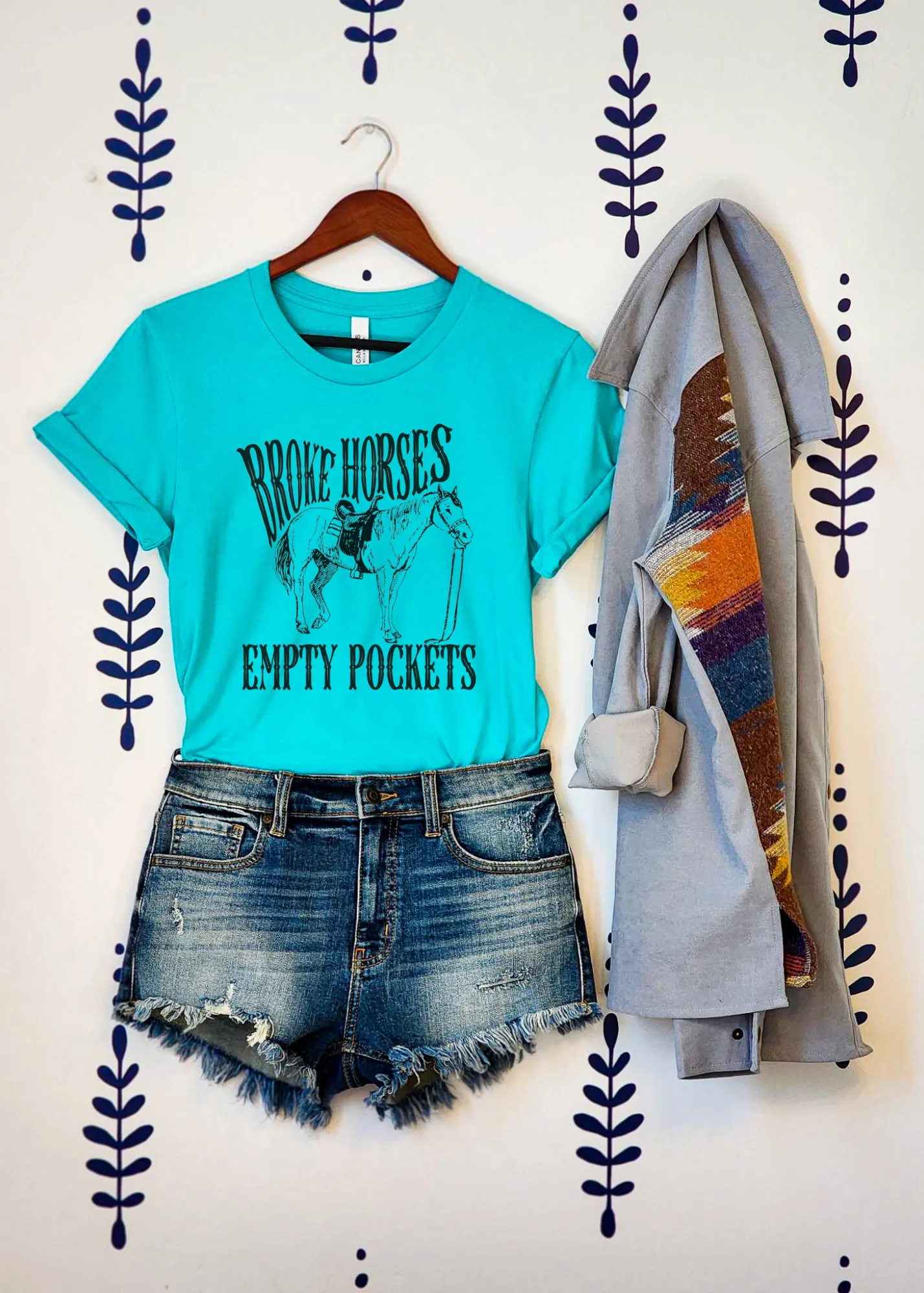 Broke Horses Empty Pockets Graphic Tee