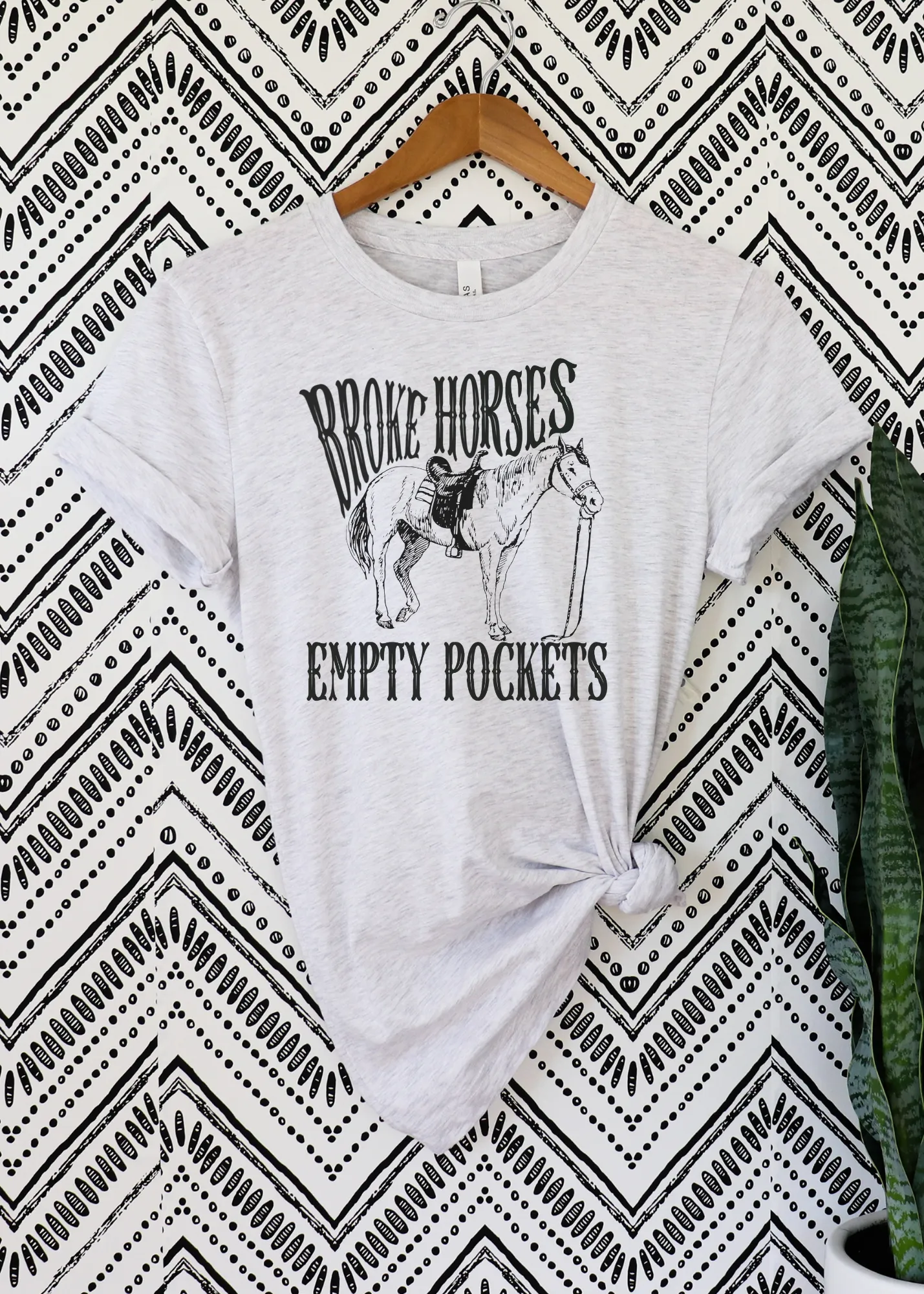 Broke Horses Empty Pockets Graphic Tee