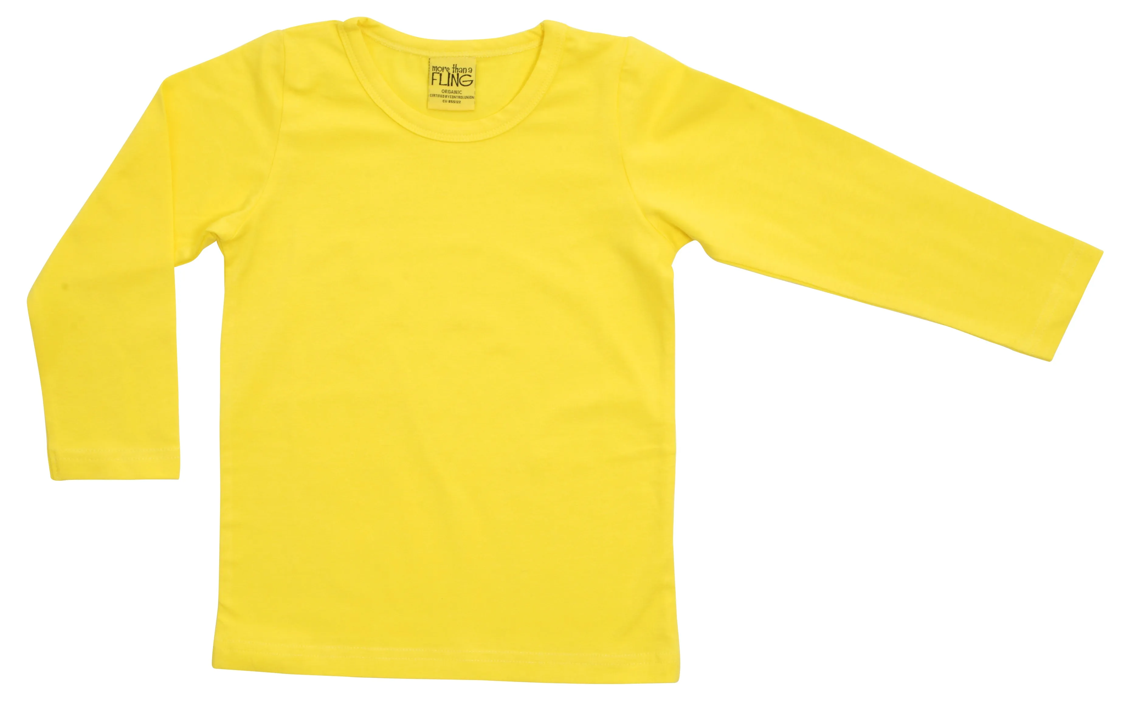 Buttercup (Yellow/Kōwhai) Long Sleeve Top (2-4 & 10-14 years)