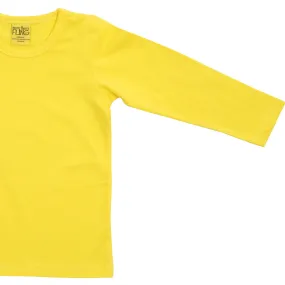 Buttercup (Yellow/Kōwhai) Long Sleeve Top (2-4 & 10-14 years)