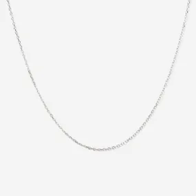 Cable Silver Chain Necklace