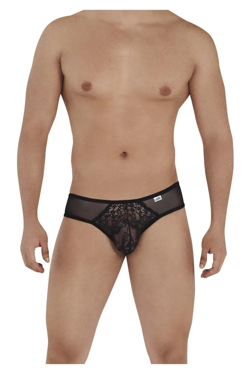 CandyMan Mesh-Lace Thongs