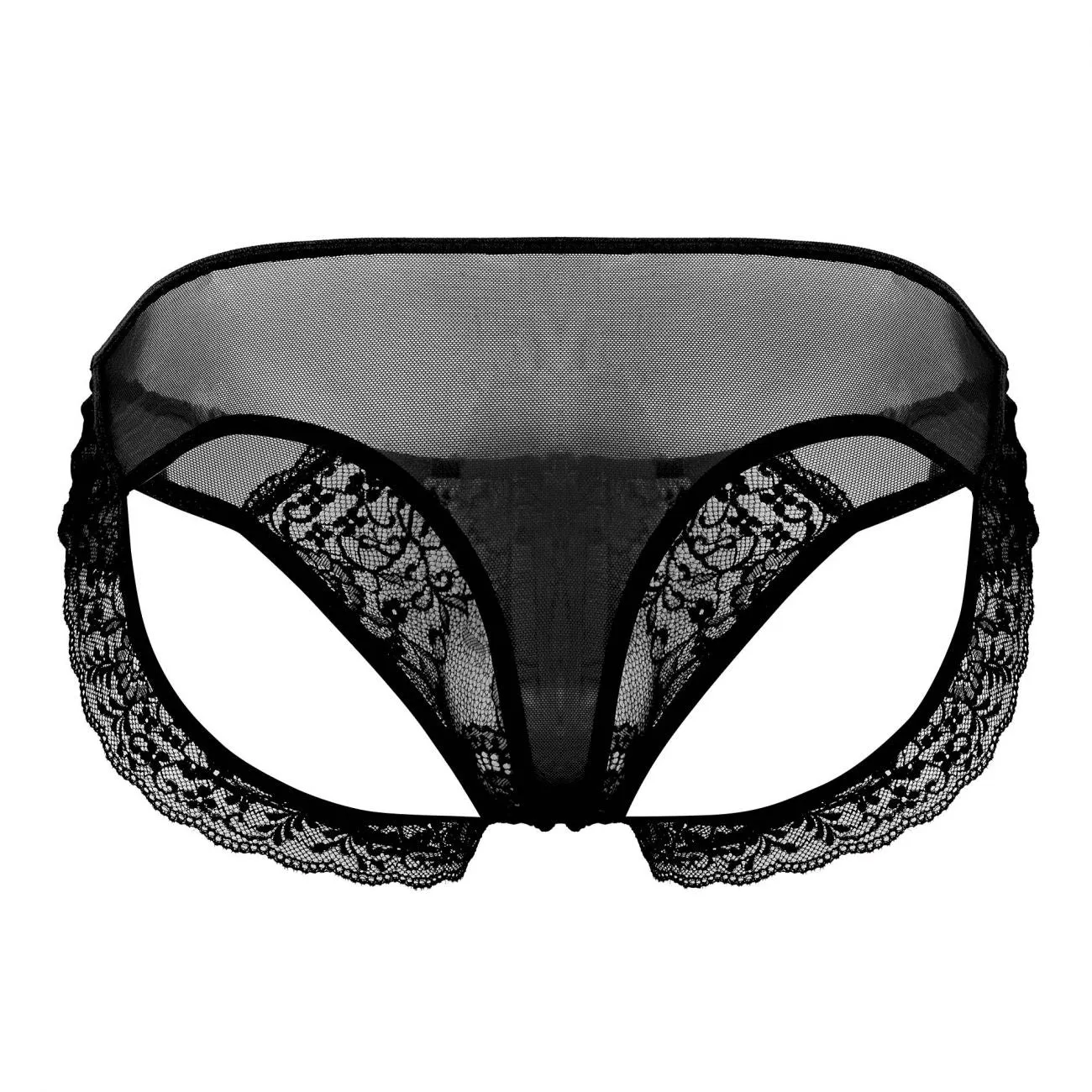 CandyMan Mesh-Lace Thongs