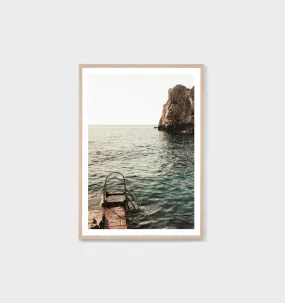 Capri Swim Framed Print