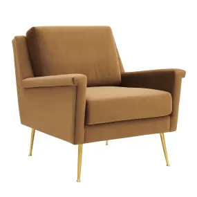 Chesapeake Performance Velvet Armchair