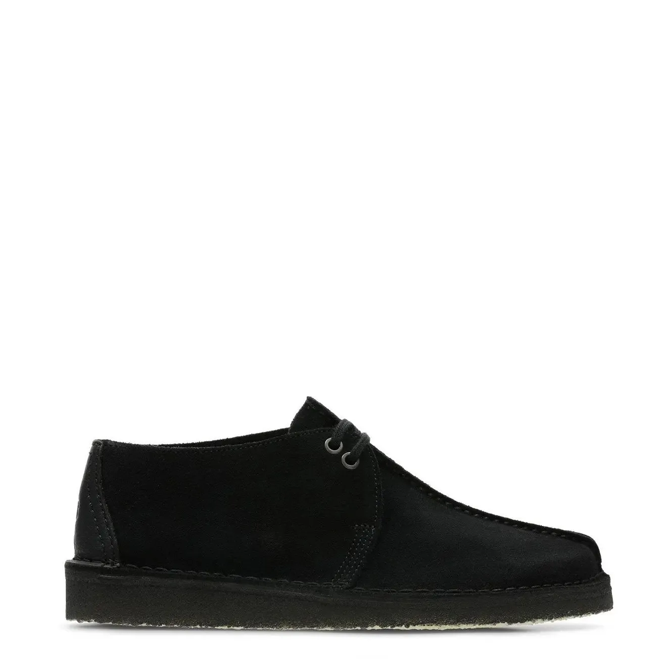 Clarks Originals Desert Trek Shoes Black Suede