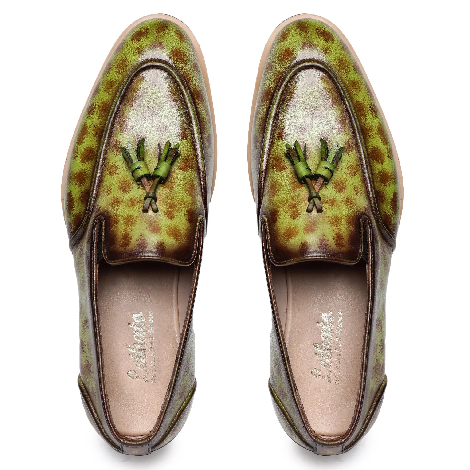 Classic Tassel Loafers - Green