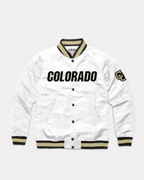 Colorado Buffaloes White Varsity Jacket