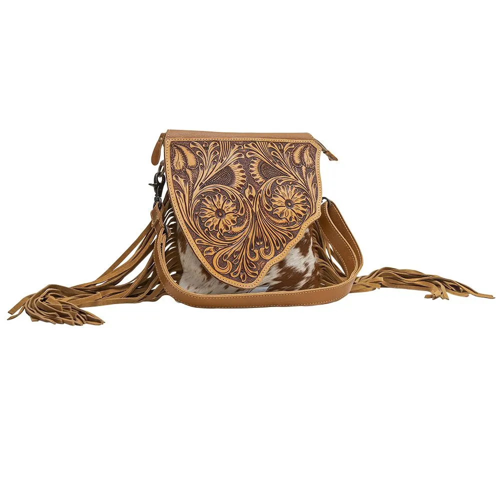 Concealed Carry Pinto Fringe Crossbody Handbag