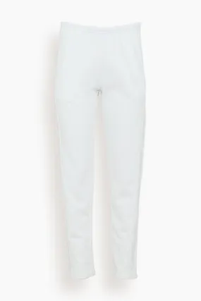 Crosby Sweatpant in White