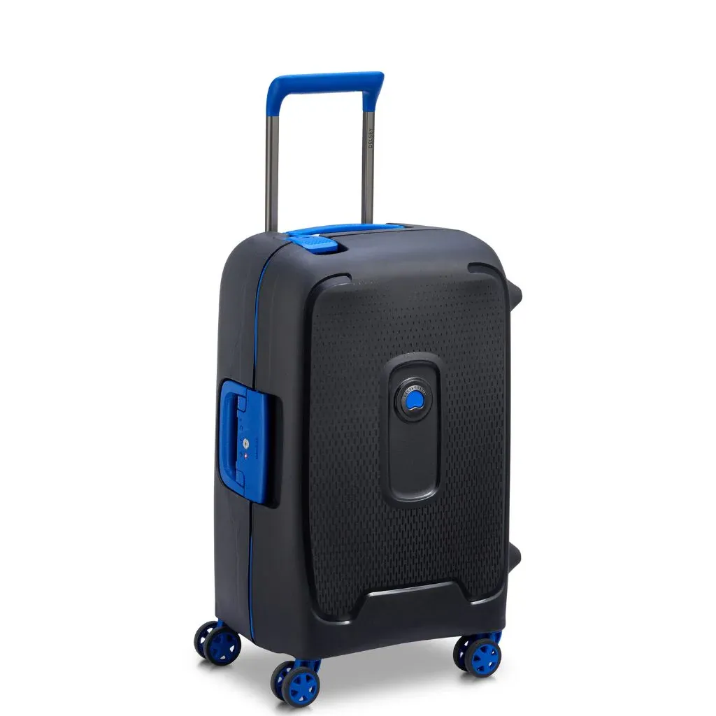 Delsey Moncey 3 PC Hardsided Luggage Set - Black/Blue