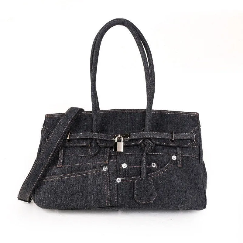 Denim Birkin - Longer Handle