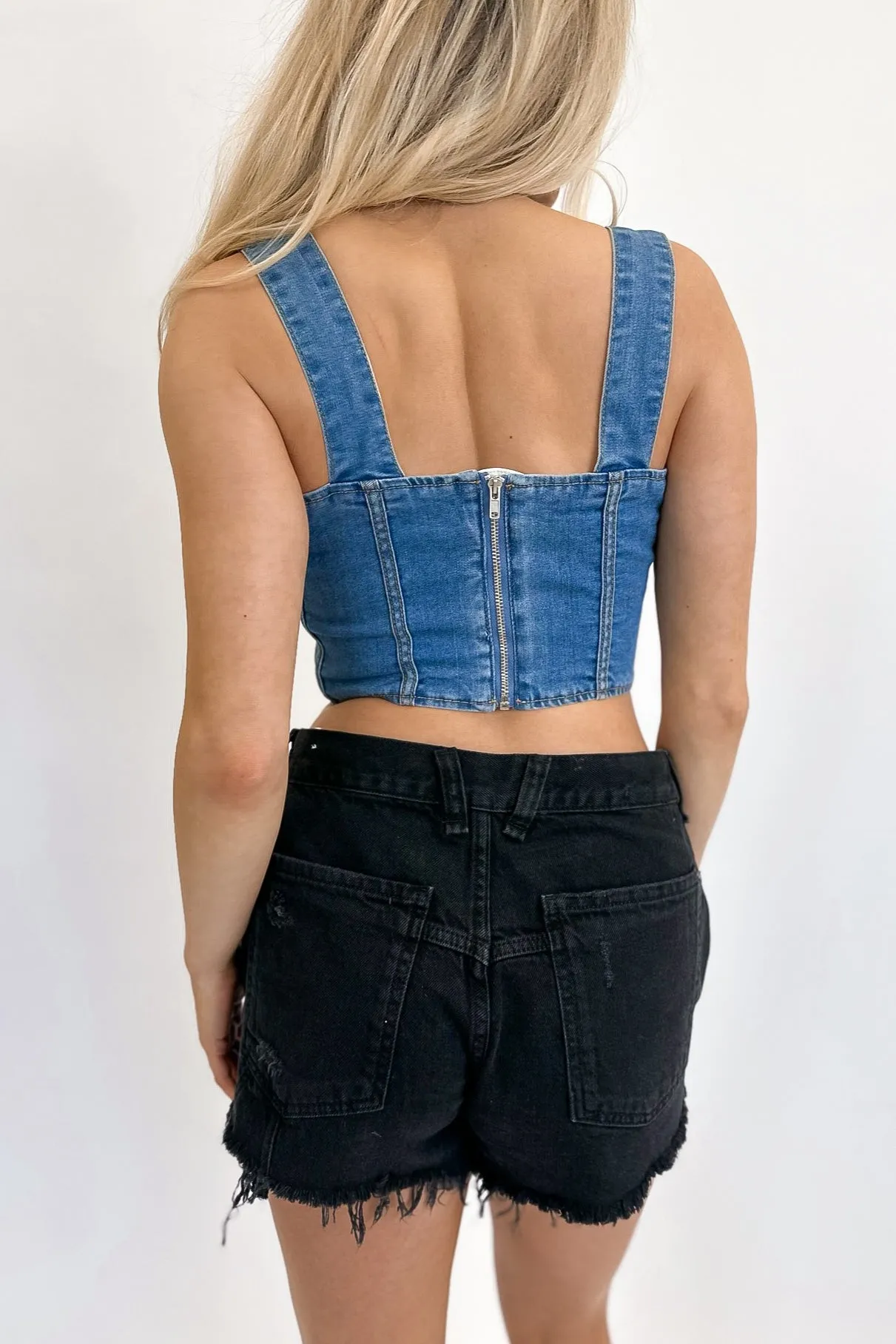 Denim Days Corset Top