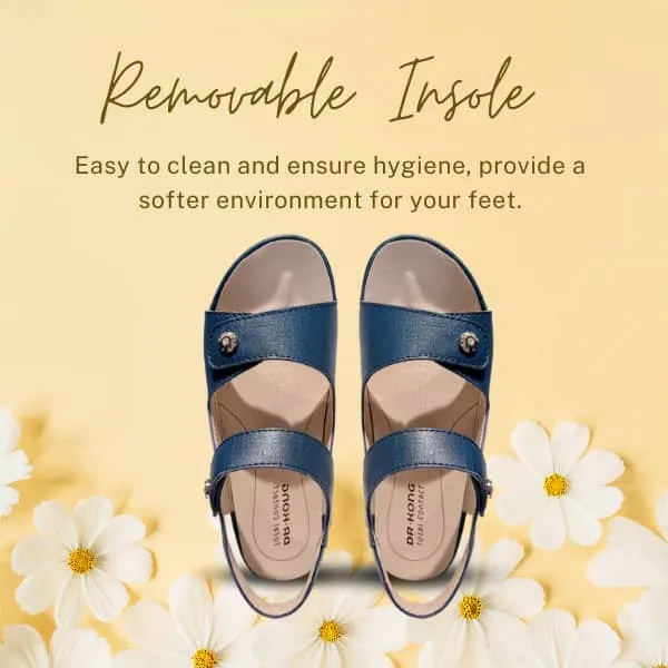 DR.KONG WOMEN REMOVABLE INSOLE SANDALS DK-S8000426E3-BLU(RP : $189)