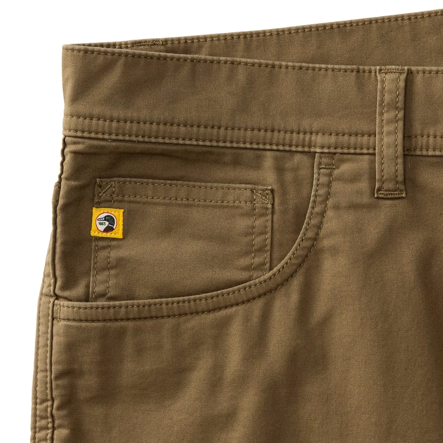 Duck Head Shoreline Twill 5-Pocket in Capers - Men's