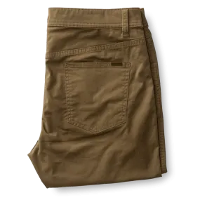 Duck Head Shoreline Twill 5-Pocket in Capers - Men's