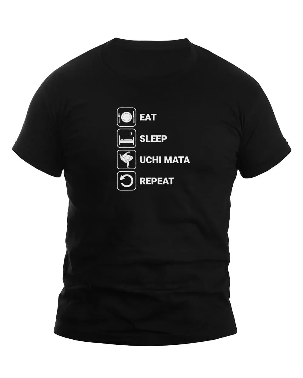 Eat Sleep Uchi Mata Repeat Judo T-Shirt