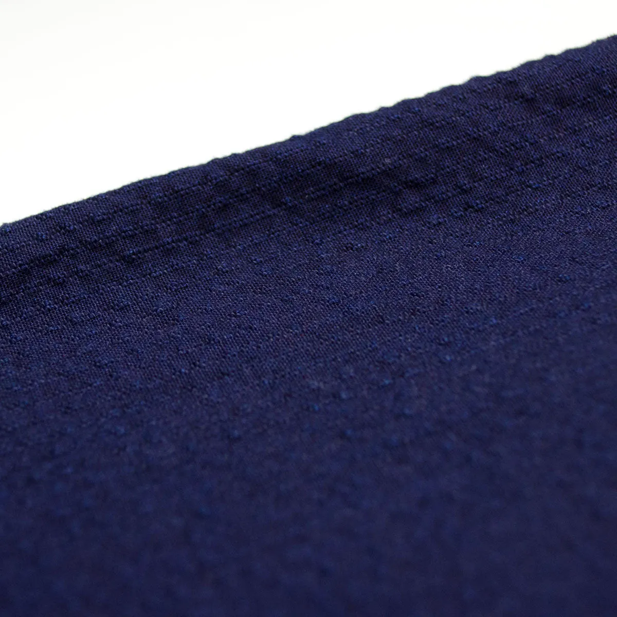 Ecole de Pensée - Journey Shirt - Indigo Seersucker Overdyed