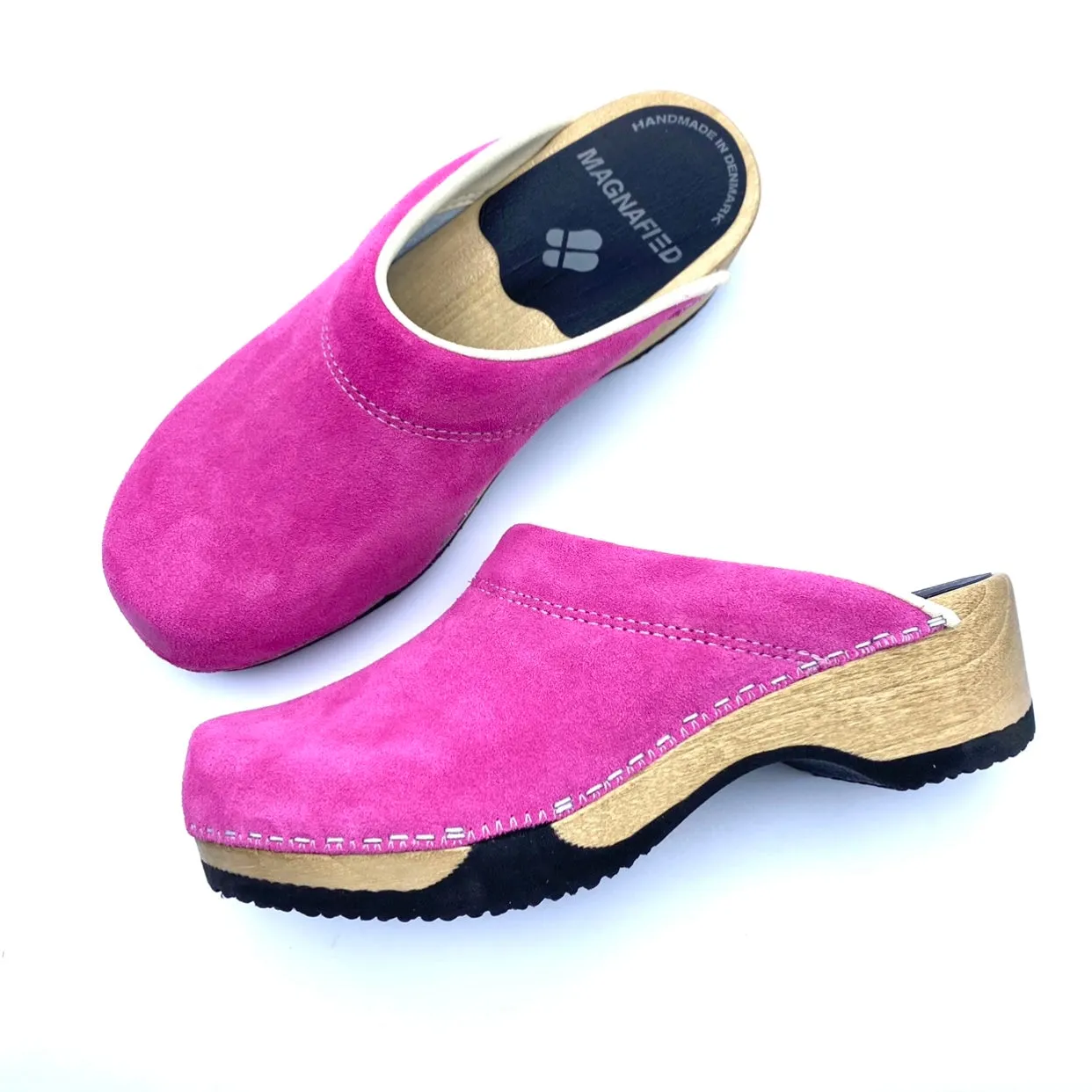 Embla Clogs I Premium Italian Suede Pink