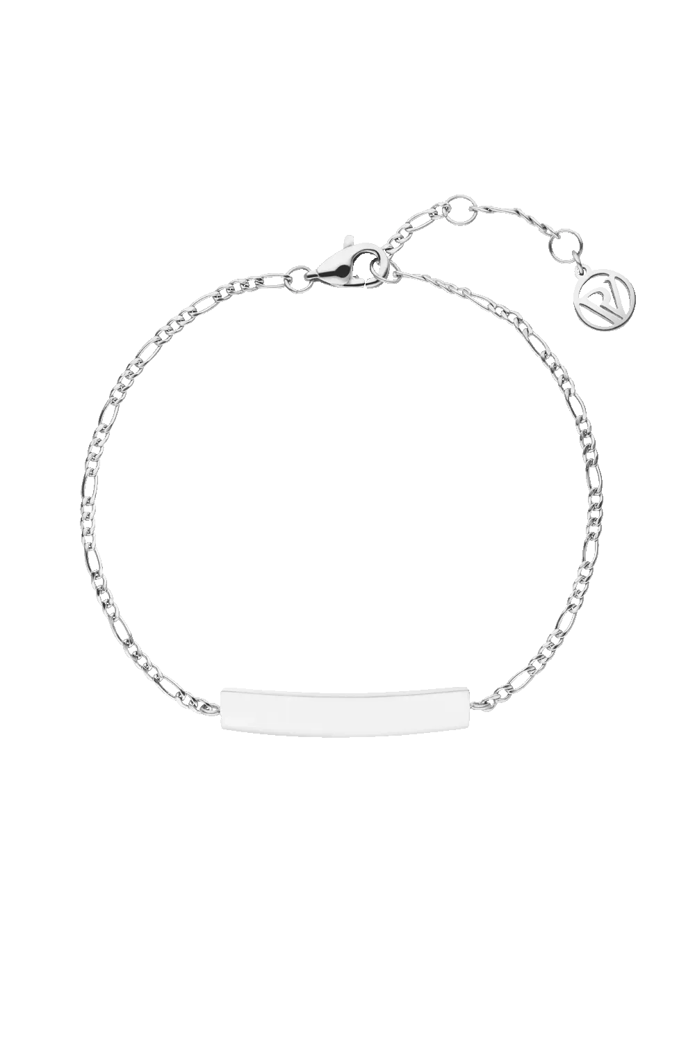 Engraving Rectangle Bracelet Silver