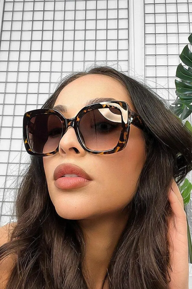 Extra Large Squoval Frames Sunglasses