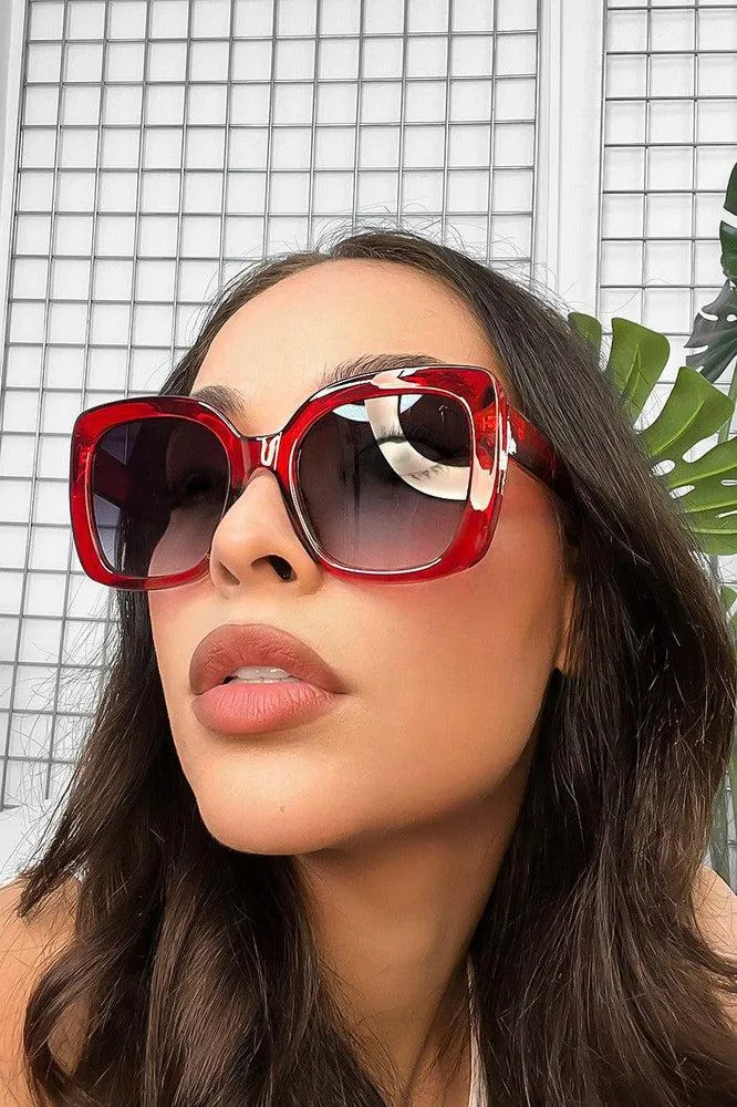 Extra Large Squoval Frames Sunglasses