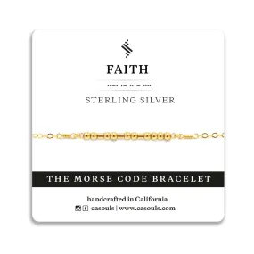 FAITH - MORSE CODE BRACELET