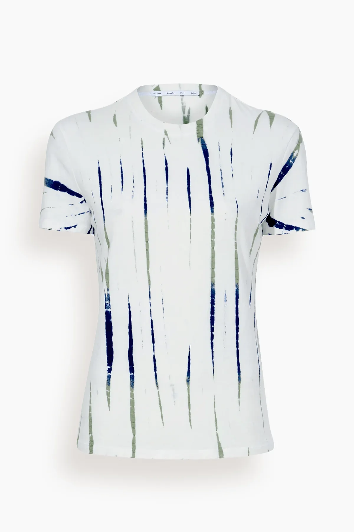 Finley T-Shirt in White/Navy/Olive