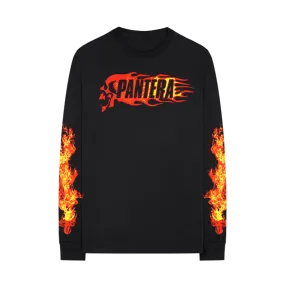 Flame Skull Long Sleeve Tee