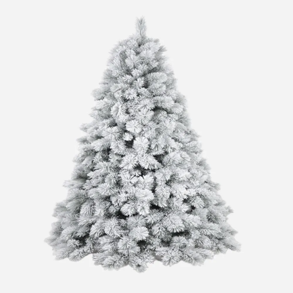 Flocked Fir Tree 7ft (2.1m)