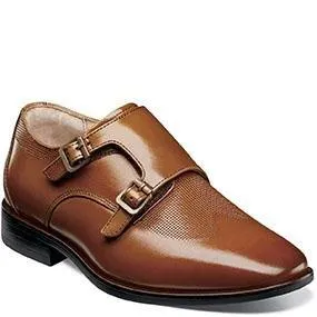 Florsheim Kid's Shoe Postino Double Monk Jr. 16637-221